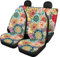 Belidome Autositzbezüge mit Boho-Mandala-Blume, für Vorder- und Rückseite, weiches Stretch, Autozubehör, universelle Passform
