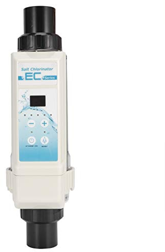 Chlorinateur de Sel, EC20 20g/H Générateurs de Chlore de Sel d'eau Salée de Piscine Appareil de Chloration de Sel d'électrolyse pour Piscines, Bain à Remous Spa, SPASWIM, avec
