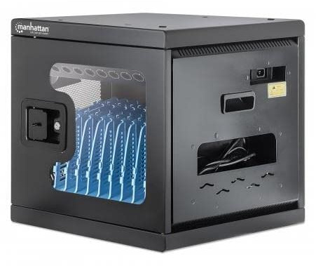 Manhattan 180535 Charging Cabinet, Via AC Adapter, 100V-250V, 50/60Hz, 437mm x 460mm x 485mm Dimensions