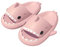 NIBESSER Pantoufle de Requin, Adulte Été Pantoufles Femme Homme Comfortable Shark Slides Cloud Slippers Chaussons Antidérapants Open Toe Chaussures De Piscine Plage Chaussons De Bain Douche Maison
