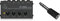 Behringer MICROAMP HA400 Ultrakompakter 4-Kanal-Stereo-Kopfhörerverstärker & PremiumCord Adapter 6,3 mm Stereostecker auf 3,5 mm Stereobuchse, Stecker auf Buchse