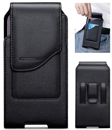 Handytasche Gürtel kompatibel mit Samsung Galaxy S22 Ultra, S22/21 Plus, für iPhone 15 14 13 12 Pro Max, Handy Gürteltasche mit Kartensteckplatz