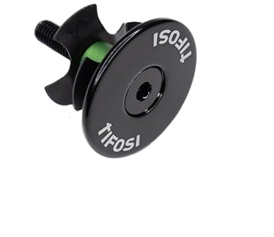TIFOSI Top Cap& Star Nut for Alloy Steerer, Black, 1 1/8