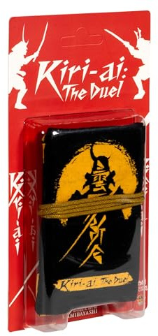 Kiri-AI The Duel Kartenspiel (Wallet Edition) - Schnelles Samurai-Duell für zwei Spieler, Strategiespiel für Kinder und Erwachsene, ab 13 Jahren, 2 Spieler, 5-10 Minuten Spielzeit, hergestellt