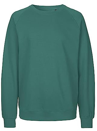 Spirit of Isis Neutral Sweatshirt, 100% Bio-Baumwolle. Fairtrade, Oeko-Tex und Ecolabel Zertifiziert, Textilfarbe: Petrol, Gr.: 2XL