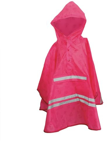 ROTH ReflActions Poncho Diamant, 100% Polyester, Einheitsgröße, bis 10 Jahre 106x66 cm