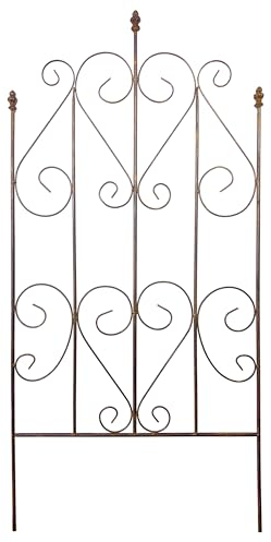 Blümelhuber Rankgitter Metall Deko Balkon und Garten Deko Balkon Sichtschutz Garten Gartendeko Vintage Gartendeko Figuren Herz Form