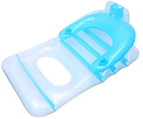 TOYANDONA 1pièce Matelas Flottant Gonflable pour Piscine Tapis De pour Activités Extérieures Confortable Et Couleur Bleue