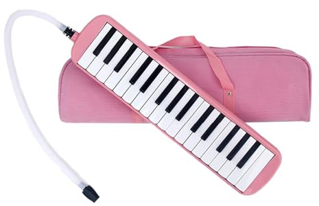 Air Piano Keyboard Sopran Melodica Mit Langen Röhrchen Kurze Mundstücke Und Tragetasche 32 Tasten Instrument Für Kinder Air Piano Keyboard Soprano