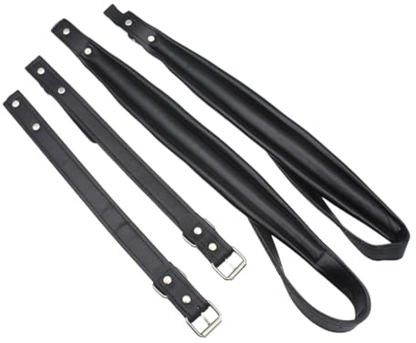 TOYANDONA Akkordeon Schultergurt Verstellbarer PU Akkordeongürtel Universelles Schulterband für 60-120 Bass Akkordeons Atmungsaktiv und Bequem Kompakt und Tragbar