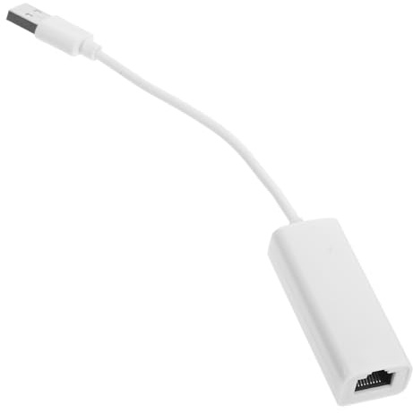 HEALSOPTHY Driver USB to Gigabit Ethernet Adapter Plug and Play Network Adapter for Fast Mbps Wired Lan Connection with Wide Device Compatibility White