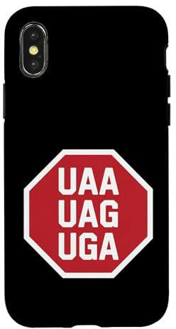 Funny Saying UAA UAG UGA Stop Codon Biology Case for iPhone X/XS