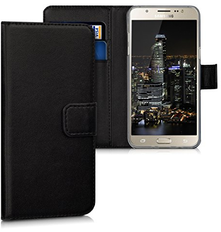 kwmobile Custodia Compatibile con Samsung Galaxy J5 (2016) DUOS Custodia a Portafoglio - Cover Libro in Pelle PU - Flip Case Smartphone - Custodia con Porta Carte