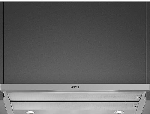 Smeg KSET999XE cappa aspirante 647 m³/h Semintegrato (semincassato) Argento A