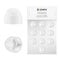 EMFA Cache-écrous M8 pour clé de 13 Blanc 50 pcs. Bouche-trou