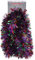 Christmas Concepts® 3m / 9.8ft Klobig/Feines Weihnachtslametta - Weihnachtsdekoration - Hochwertige Lametta (Regenbogen)