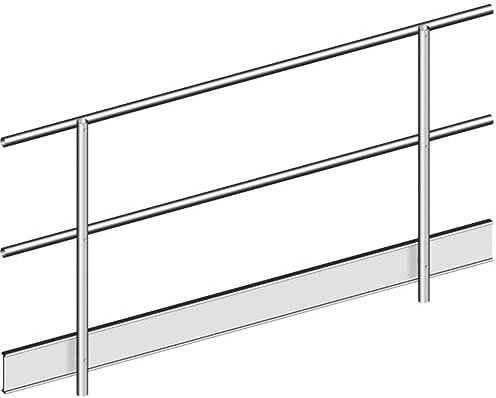 Doppelgeländer 2,00m f. Alu-Steg 600 Layher 1332.200