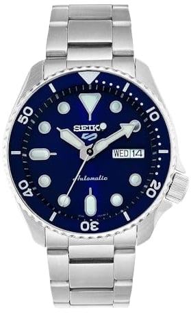 Seiko 5 Sports Herren-Uhr Edelstahl mit Metallband SRPD51K1
