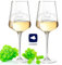 GRAVURZEILE Leonardo Weingläser mit Gravur - Vintage Weinranke - Personalisiert mit Namen im 2er Set - Geschenk für Paare zum Geburtstag, Jahrestag & zur Hochzeit - Farbe: Puccini
