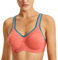SYROKAN Damen Sport BH Starker Halt- Bügel Push Up Ringerrücken Gepolstert Fitness BH Rosa 80E