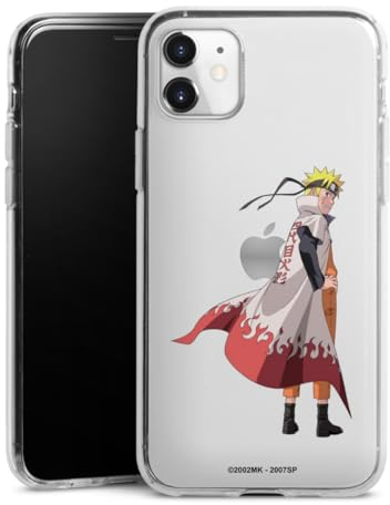 DeinDesign Silikon Hülle kompatibel mit Apple iPhone 11 Case transparent Handyhülle Naruto Shippuden Hokage Sensei