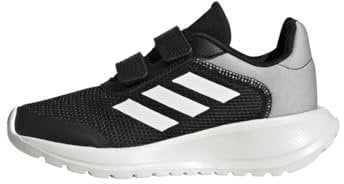 adidas Tensaur Run Shoes Laufschuhe, Core Black/Core White/Grey, 33.5 EU