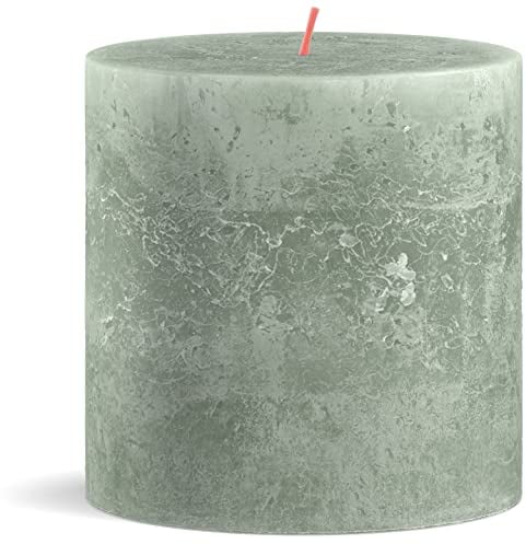 Bolsius Stompkaars Rustiek Jade Green - 10 cm / ø 10 cm