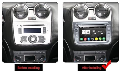 ESTOCK1 Car tablet Android 13 Compatibile per ALFA ROMEO mito 4 Gb di ram 32 Gb di rom 7 pollici GPS autoradio navigatore WI-FI Bluetooth