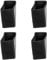 GANAZONO 4PCS Non Slip Extension Ladder Feet Rubber Pads Cover Ladder Foot Pad Ladder Stabilizer Feet Mat Cushion Ladder Parts Accessories