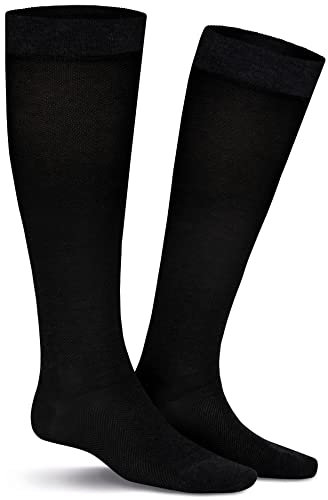 KUNERT Herren Kniestrümpfe Fly&Care® Stützklasse III effektive Stützwirkung Anthra mel. 8130 43-44
