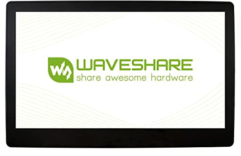 Waveshare 11.6inch HDMI LCD with Case, Capacitive Touch IPS Screen, 1920×1080 Pixel, with Toughened Glass Cover, Compatible with Raspberry Pi Jetson Nano/BB Black, Used as a Computer Monitor