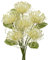 Briful Künstliche Chrysanthemen, Frühlingsblumen, 10,2 cm, künstliche Nadelkissen, große Spinne, Mütter, Blumen für Zuhause, Vase, Dekoration, Tafelaufsatz, Hochzeitsstrauß (grün-weiß), 6 Stück