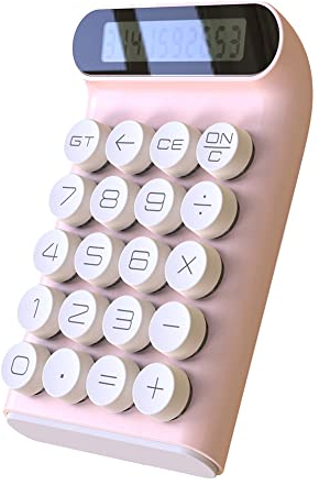 Sxdluzi Calculatrice MéCanique Ordinateur Portable 10 Chiffres LCD Affichage Financier Bureau Mode Calculatrice-