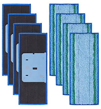 PSKOO Mopppad kompatibel mit Braava Jet M6 Wischroboter Ersatz waschbare Wischpads
