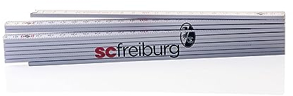 SC Freiburg Zollstock, Gliedermassstab, Maßstab, Folding Ruler