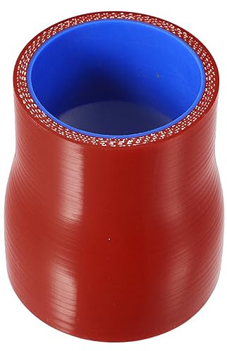 QUARKZMAN 50-60mm 2-2.4 ID Liscio Accoppiatore Silicone Tubo Flessibile Rosso per Auto
