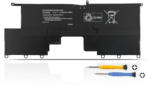 K KYUER VGP-BPS38 Laptop Batterie pour Sony VAIO Pro 13 Touch Ultrabook Red Edition SVP13 SVP132 SVP1321 i5-4200U i7-4500U Series SVP1321C5E SVP13213SGB SVP132A1CM SVP132A2CM SVP132A1CP SVP13215PXB