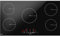 90cm 9300W 4 Zone Electric Induction Hob - Black Glass Touch Control Flush