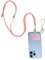 Rurunklee Cordon en bandoulière pour téléphone avec écusson, cordon tour de cou réglable en nylon, compatible avec la plupart des smartphones, rouge, Refer to description