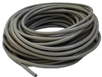 Ablaufschlauch Grauer Gummischlauch, 1 Meter, 4 mm, 5 mm, 6 mm, 8 mm, 9 mm, 10 mm, 12 mm, 14 mm, 16 mm, 18 mm, flexibles weiches Silikonrohr for Aquarium-Luftpumpe Wasserpumpe(19x25mm)