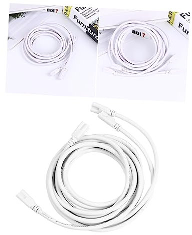 WATIIFUFU 2Stücke LED Röhren Stromkabel Doppelend-kabel für Leuchtstoffröhren Geeignet für Einfache Verbindung von LED Lampen Packung
