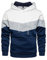 DUHGBNE 1 Euro Artikel Ohne Versandkosten Sweatshirts FüR Herren 2023 Und Winter Straße Casual Sport Pullover Lose Seite Naht Farbe Passenden Jugend Mit Kapuze SchnäPpchen des Tages