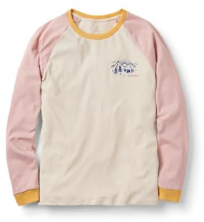 Passenger Women's Riser Recycled Cotton Long Sleeve T-Shirt (UK, Alpha, M, Regular, Regular, Birch 2.0)