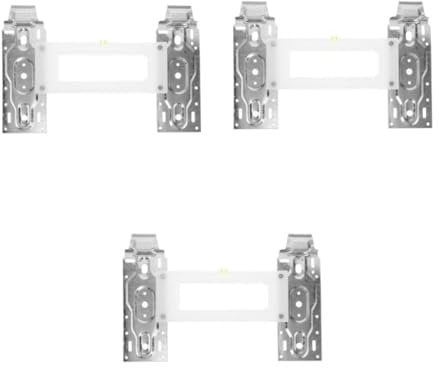 PartyKindom 3pcs Air Conditioner Mount Air Conditioner Bracket Support Bracket Ac Unit Stands Ac Support Mount Home Accessories Silver Iron