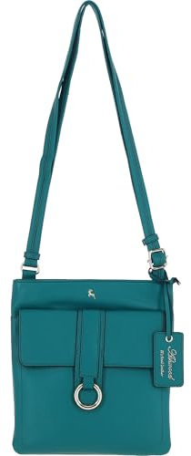 Ashwood Women’s Genuine Leather Crossbody - Elegant Shoulder Handbag with Adjustable Strap, Secure Zip Closure & Multiple Pockets: 64033 (Deep Lake)