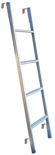 MBXLDGFD Etagenbettleiter zum Einhängen, Leiter für Hochbetten, Stahlstufenleitern mit Haken und Beschlag, Ersatzleiter für Zuhause/Wohnmobil/Reiseanhänger/Schlafkabinenbett