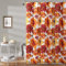 Lush Decor Leah Duschvorhang, 183 x 183 cm, Rot