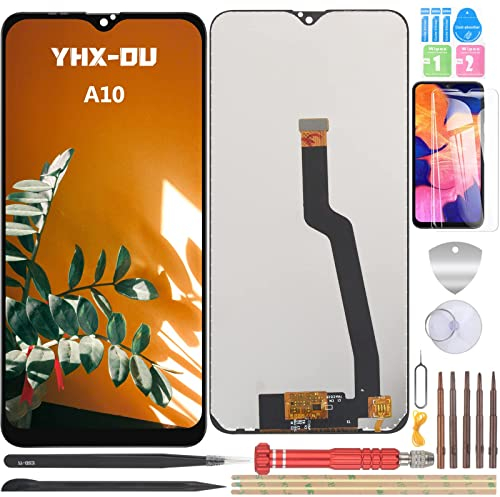 YHX-OU 6.2 Écran LCD pour Samsung Galaxy A10 2019 A105F A105FN LCD Display de Rechange avec Film de Protection D'écran et Outils