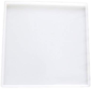 Yalulu Große Tray Silikonform Gießform Epoxidharz Formen Epoxy Form UV Harz Resin Mold DIY Silikonschale Künstlerform Untersetzer Obsttablett Kunstzubehör (25x25cm)