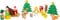 small foot Spielset Waldweihnacht der Tiere aus Holz, mit weihnachtlichen Spielfiguren, für Kinder ab 3 Jahren, 11749